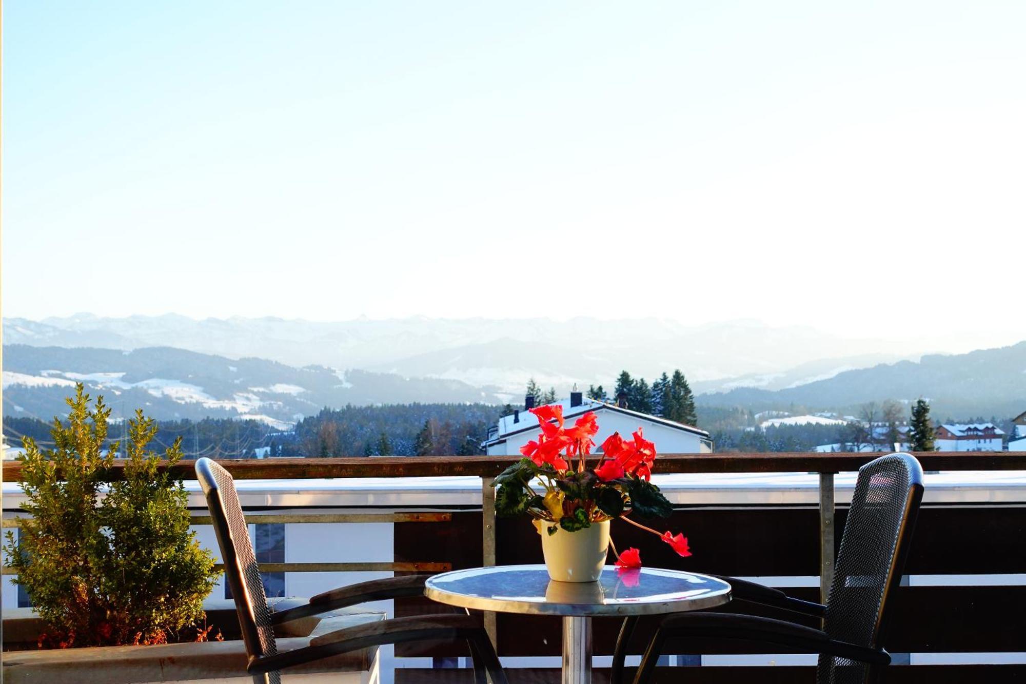 Relax-Red Mit Pool Und Sauna Scheidegg Exterior foto